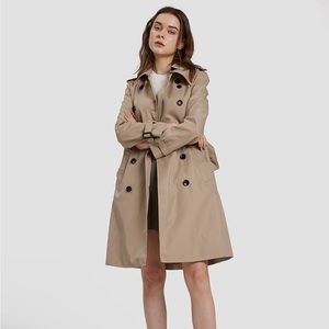 Lattelier Knee High Trench Coat